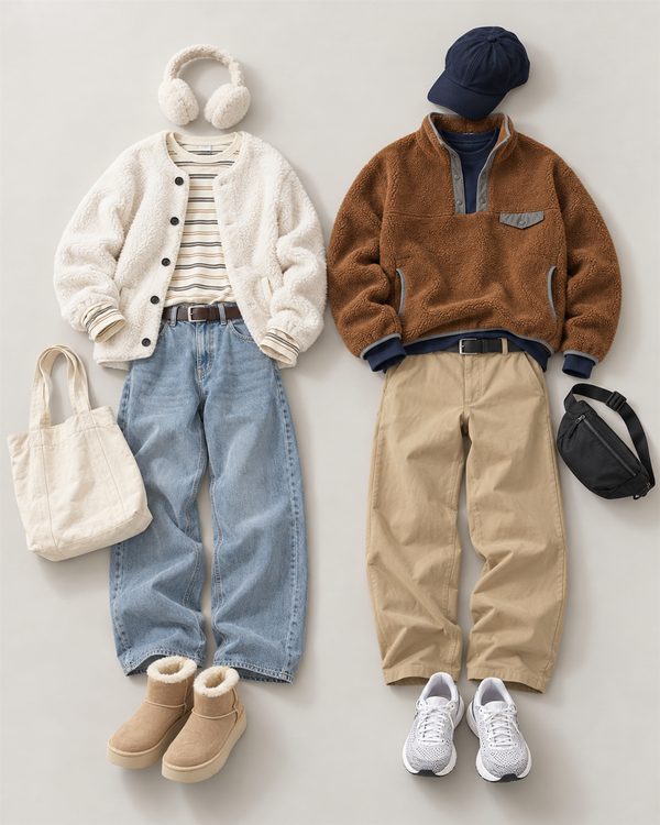 LOOK 3 플리스 커플